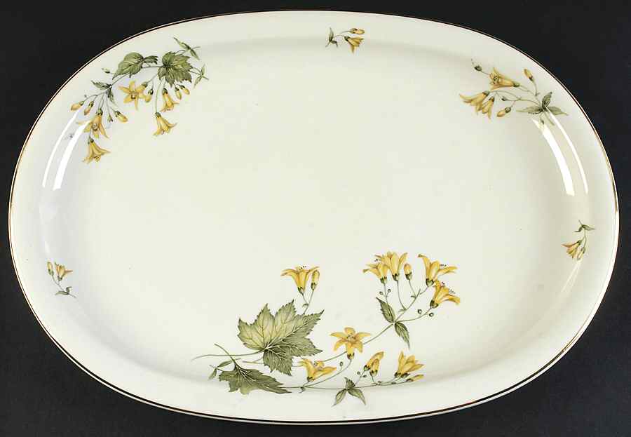 Maybelle 15" Oval Serving Platter by Franconia-Krautheim & Adelburg-1