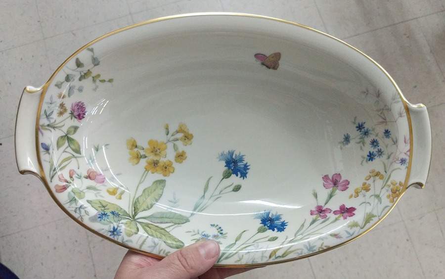 Meadow Flowers 12" Oval Vegetable Bowl by Franconia-Krautheim & Adelburg-1