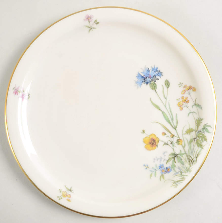 Meadow Flowers Luncheon Plate by Franconia-Krautheim & Adelburg-1