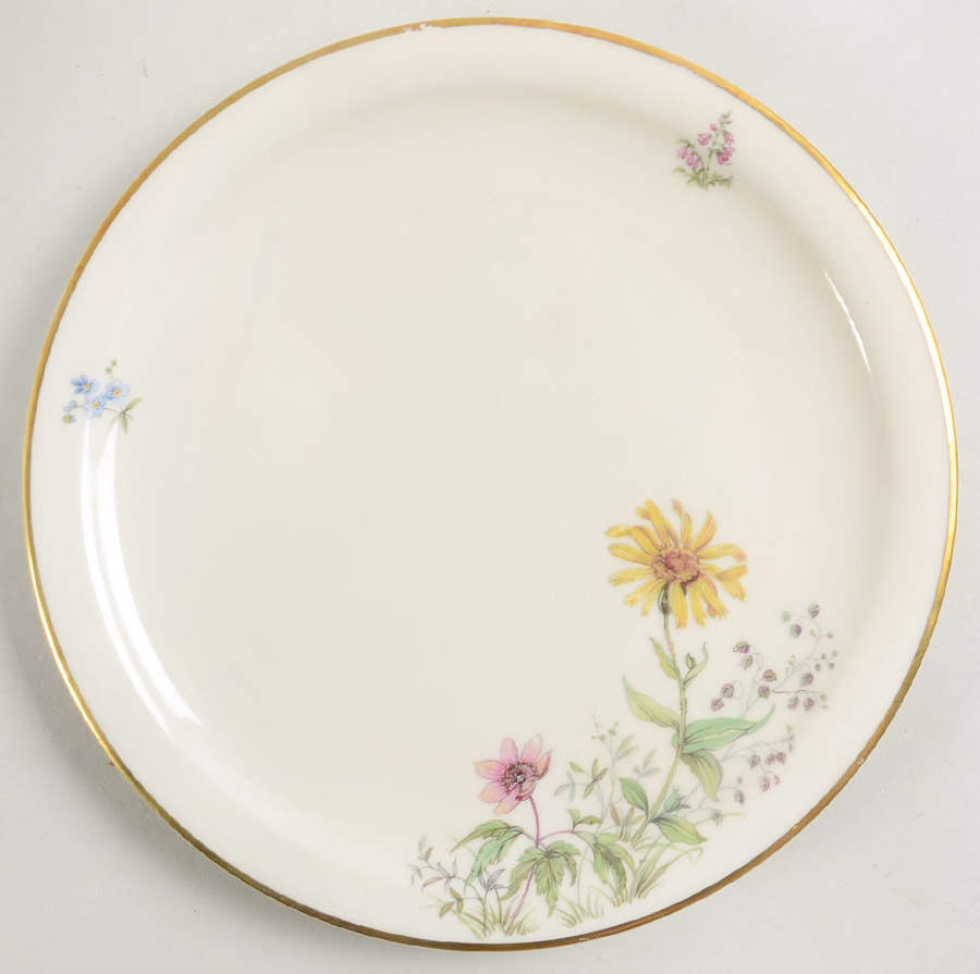 Meadow Flowers Luncheon Plate by Franconia-Krautheim & Adelburg-1
