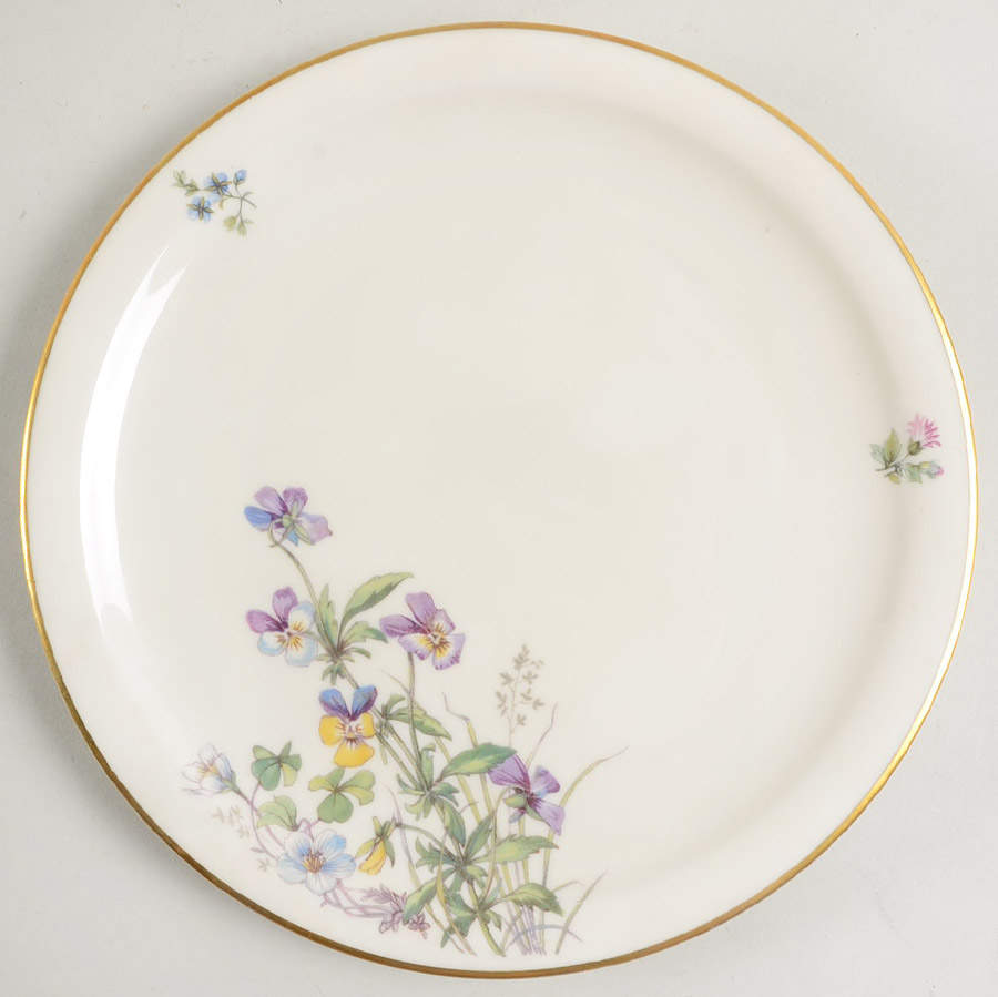 Meadow Flowers Luncheon Plate by Franconia-Krautheim & Adelburg-1