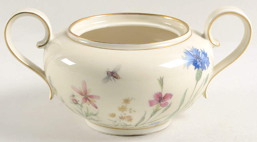 Meadow Flowers Sugar Bowl No Lid by Franconia-Krautheim & Adelburg-1