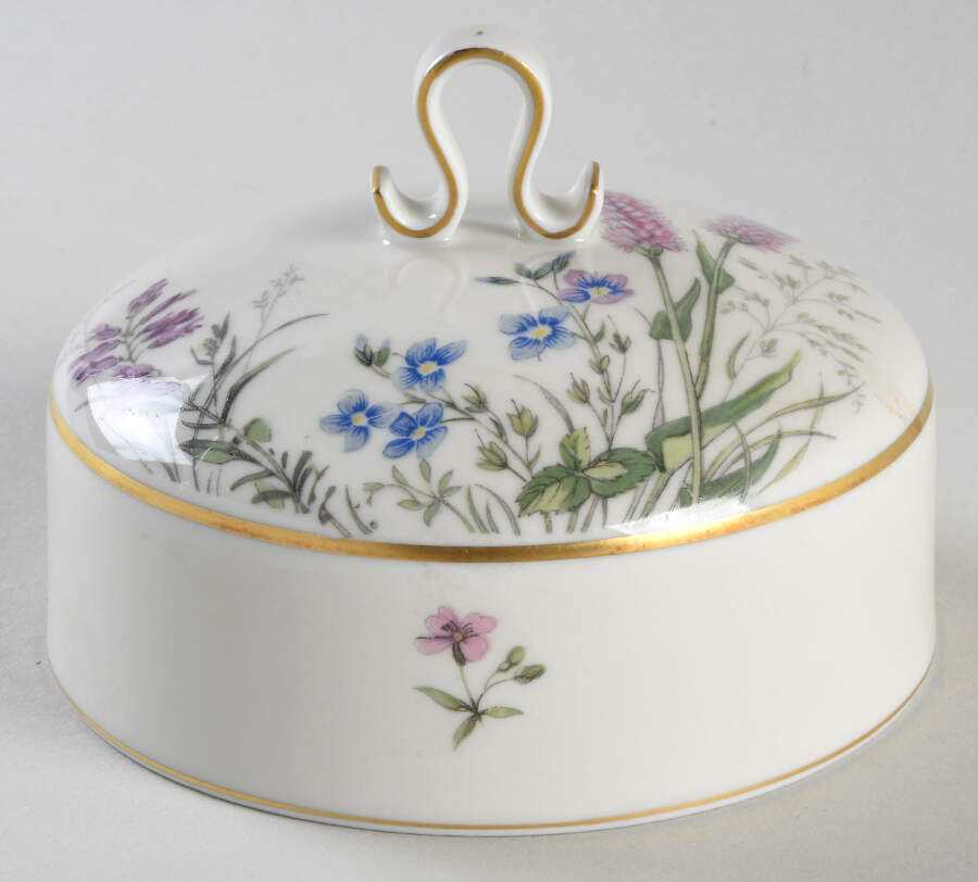 Meadow Flowers Lid for Round Butter by Franconia-Krautheim & Adelburg-1