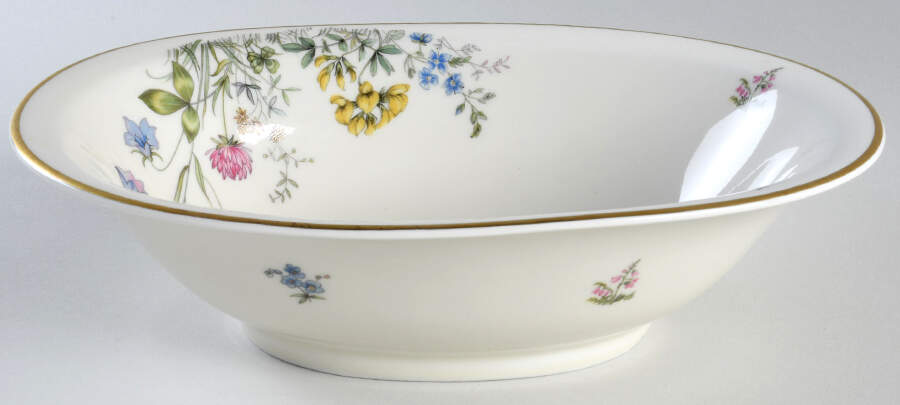 Meadow Flowers 10" Oval Vegetable Bowl by Franconia-Krautheim & Adelburg-1