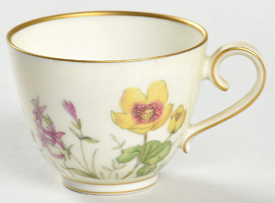 Meadow Flowers Footed Demitasse Cup by Franconia-Krautheim & Adelburg-1