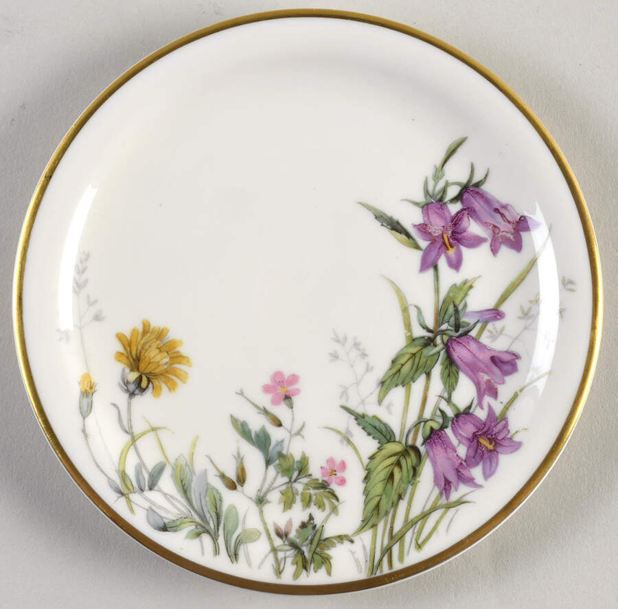 Meadow Flowers Small Bread & Butter Plate by Franconia-Krautheim & Adelburg-1