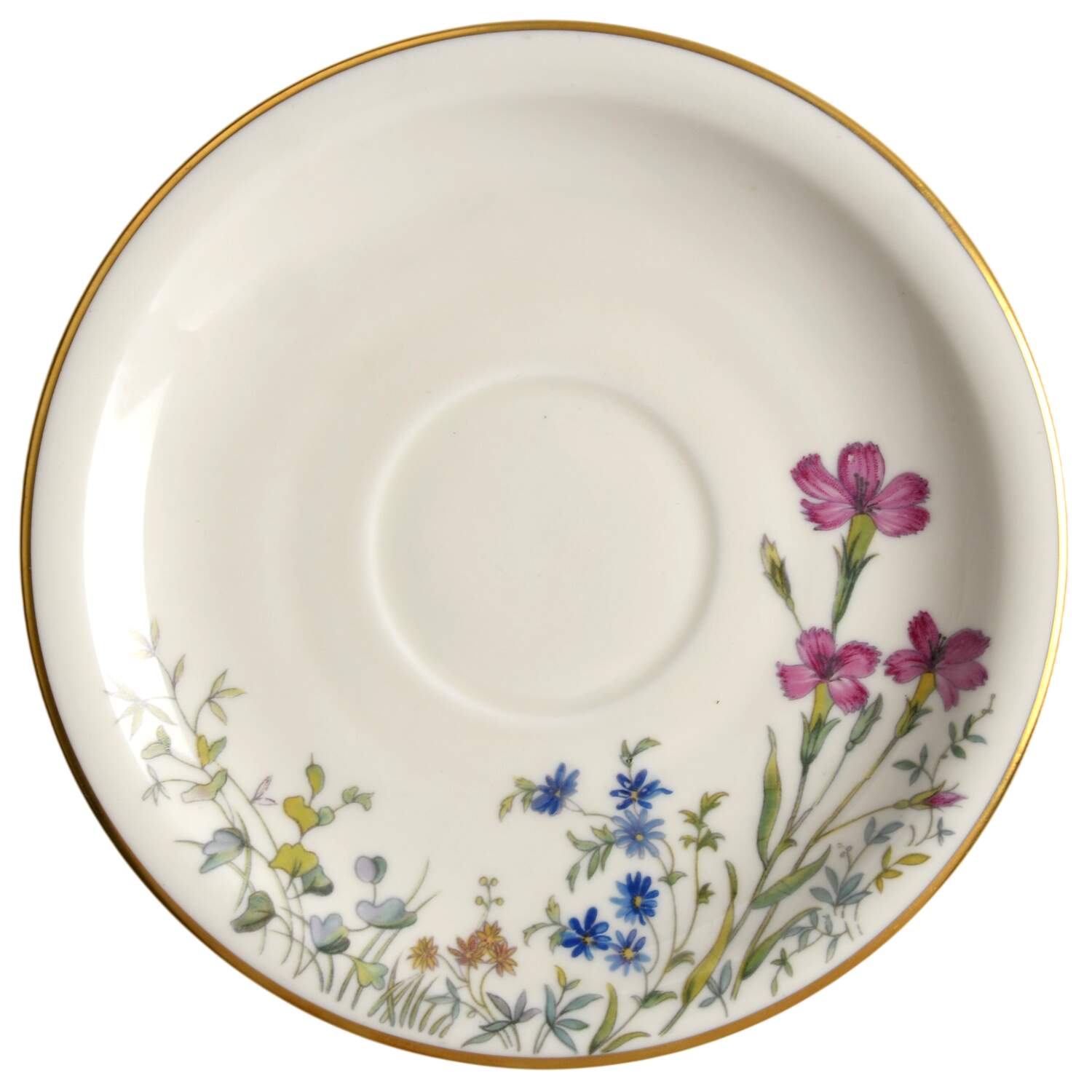 Meadow Flowers Saucer for Footed Cream Soup Bowl by Franconia-Krautheim & Adelburg-1