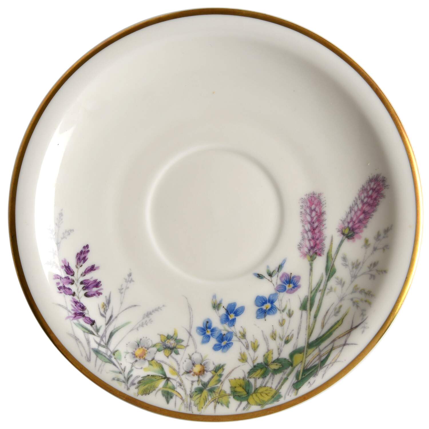 Meadow Flowers Saucer for Footed Cream Soup Bowl by Franconia-Krautheim & Adelburg-1