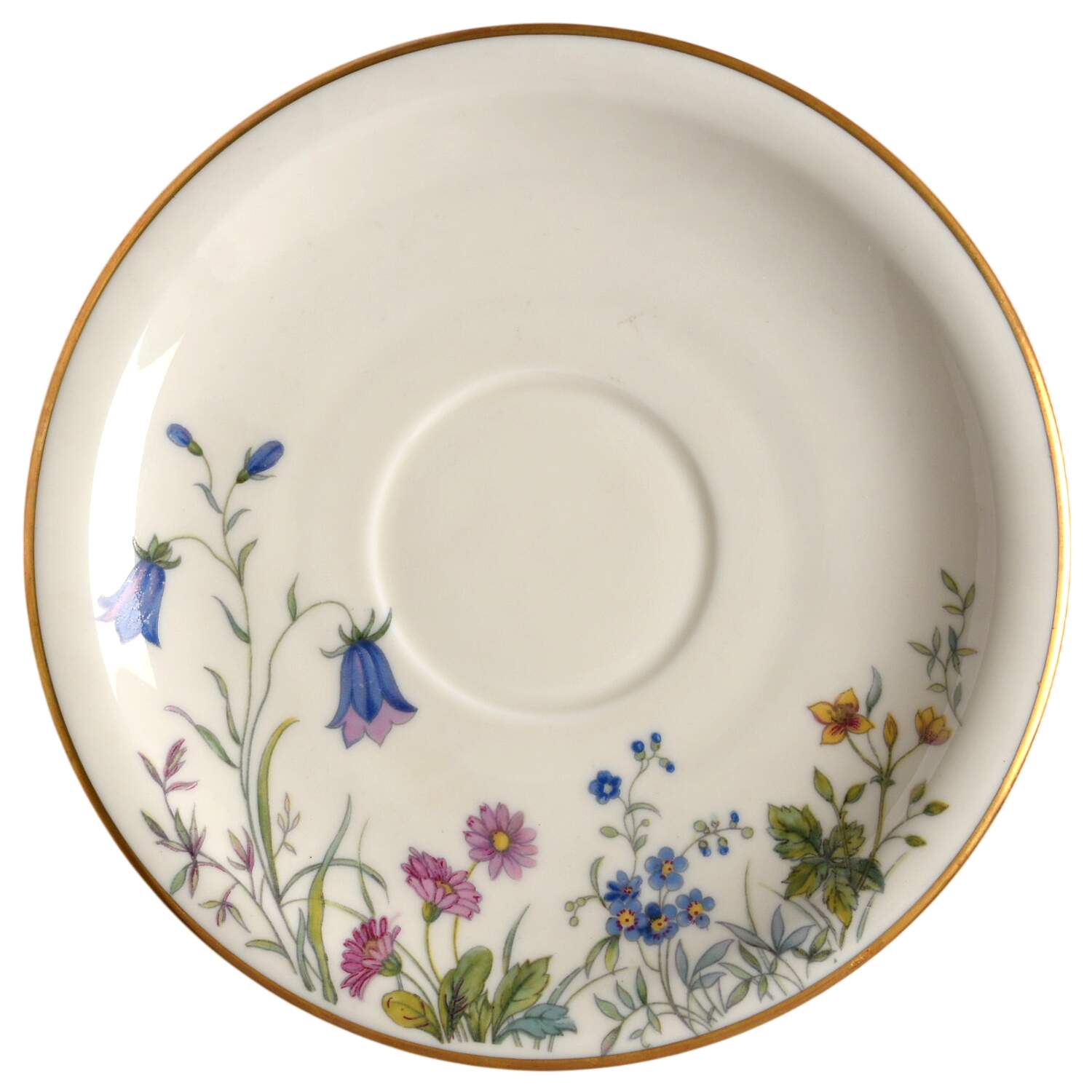 Meadow Flowers Saucer for Footed Cream Soup Bowl by Franconia-Krautheim & Adelburg-1