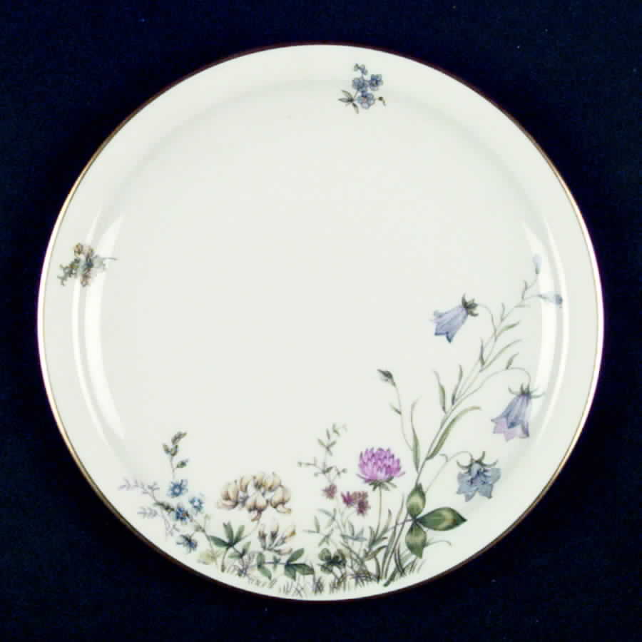 Meadow Flowers Salad Plate by Franconia-Krautheim & Adelburg-1