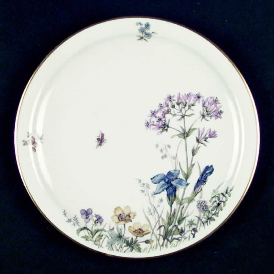 Meadow Flowers Salad Plate by Franconia-Krautheim & Adelburg-1