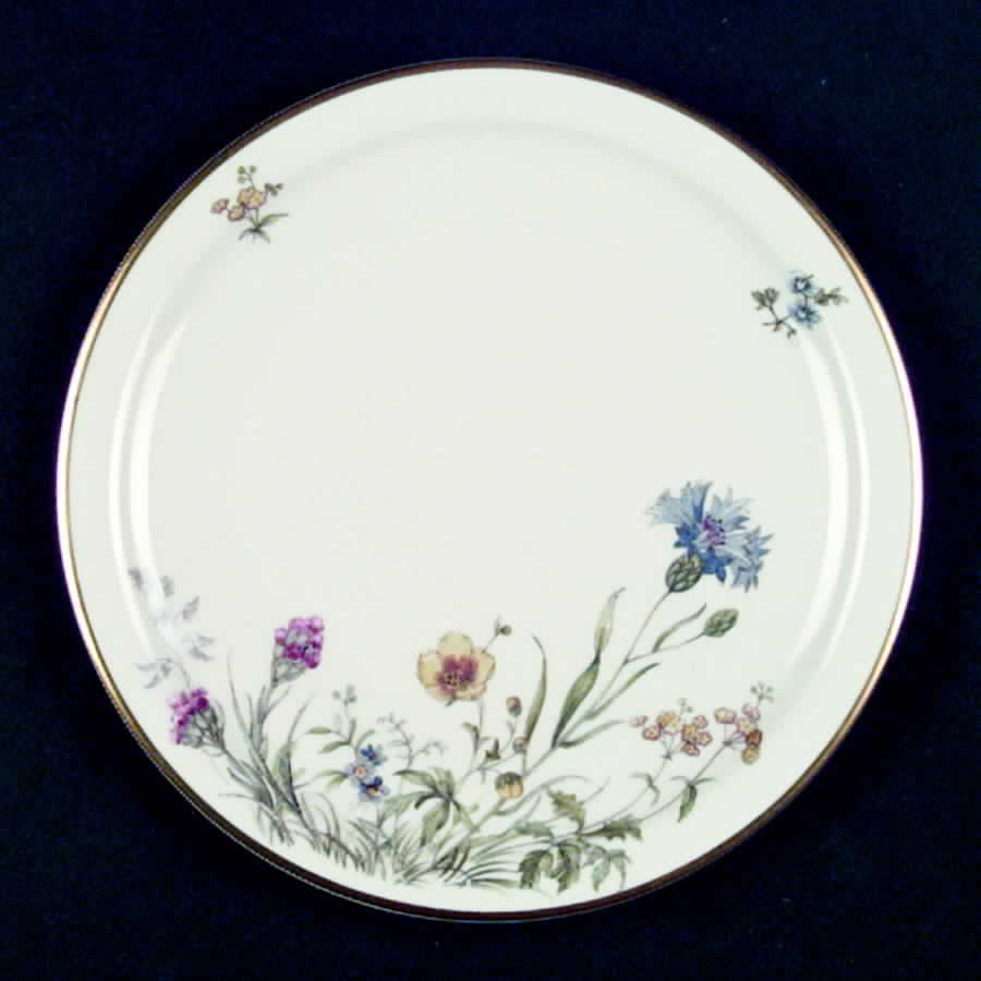 Meadow Flowers Salad Plate by Franconia-Krautheim & Adelburg-1