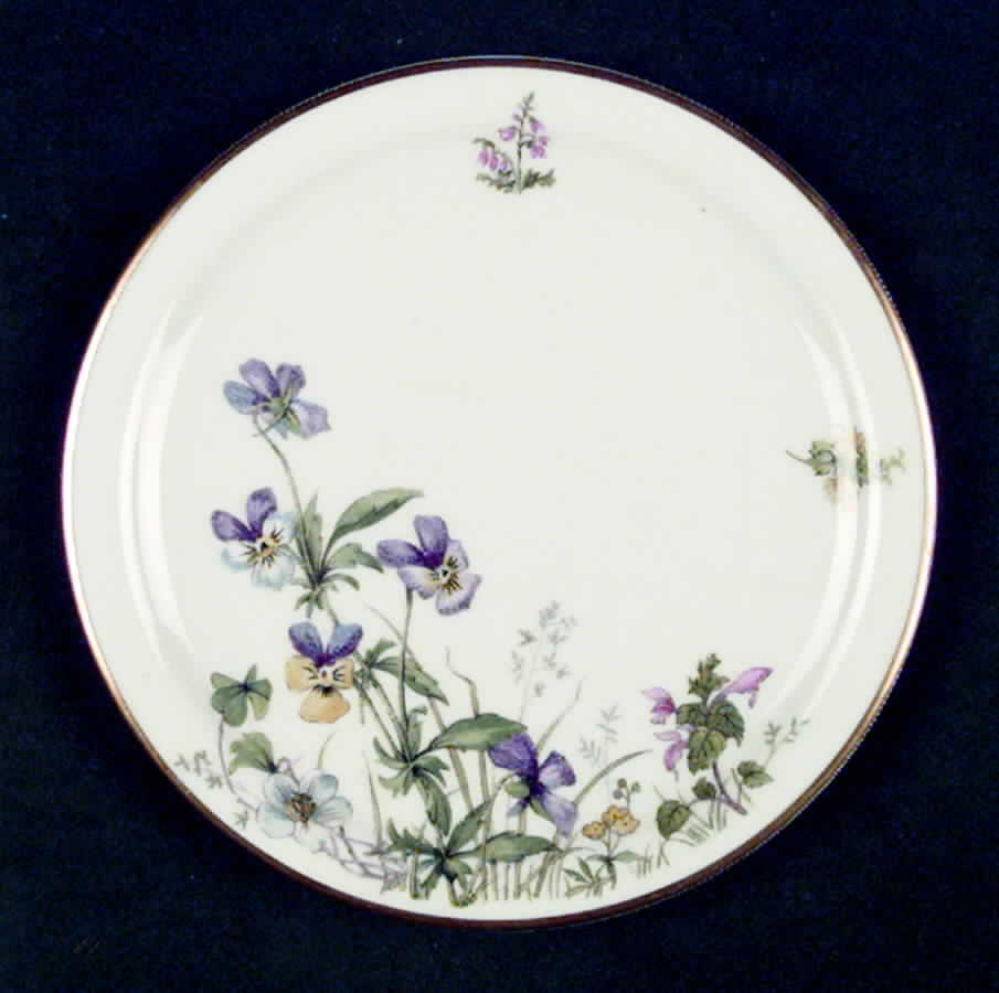 Meadow Flowers Bread & Butter Plate by Franconia-Krautheim & Adelburg-1