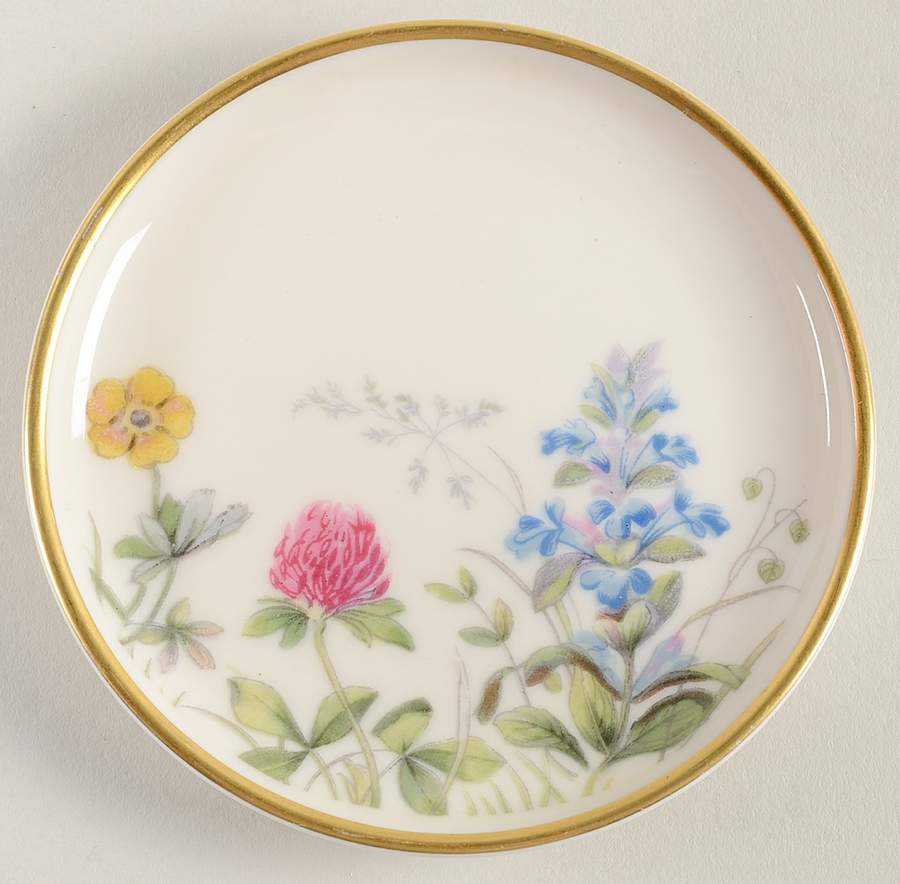 Meadow Flowers Butter Pat by Franconia-Krautheim & Adelburg-1
