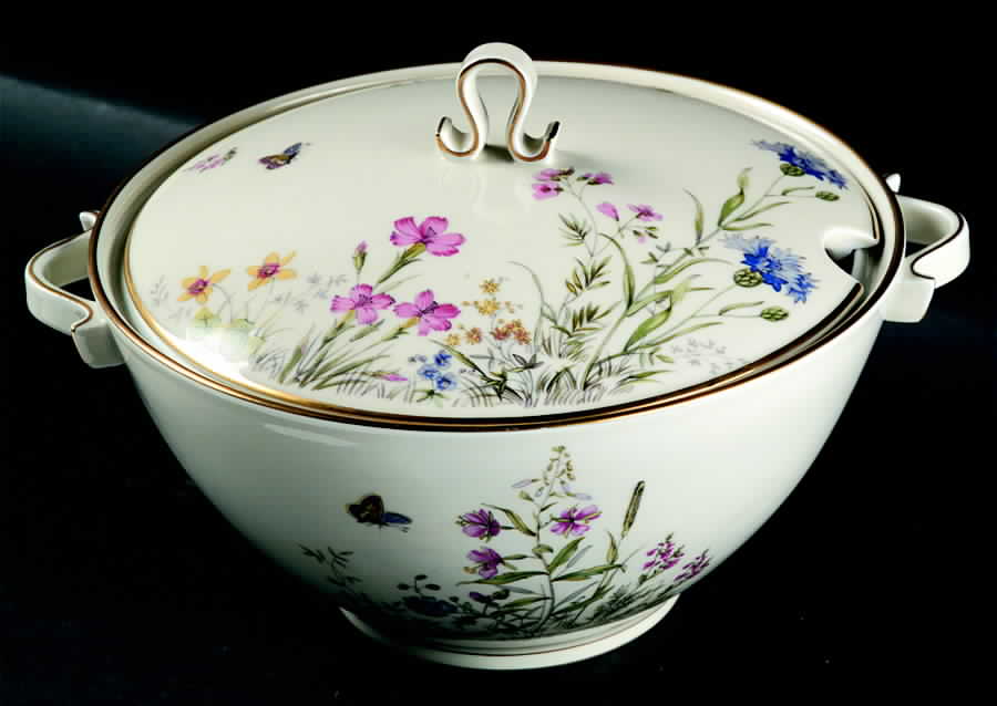 Meadow Flowers Tureen &  Lid by Franconia-Krautheim & Adelburg-1