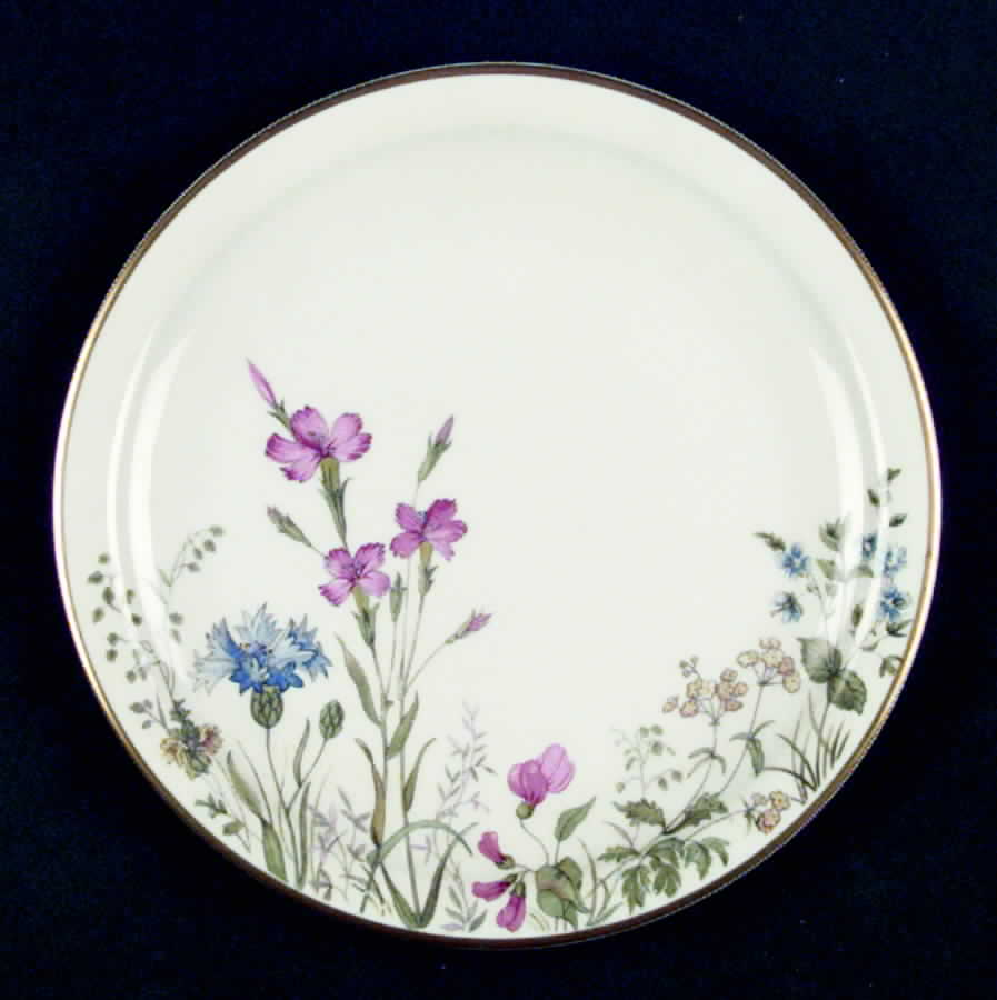 Meadow Flowers Salad Plate by Franconia-Krautheim & Adelburg-1
