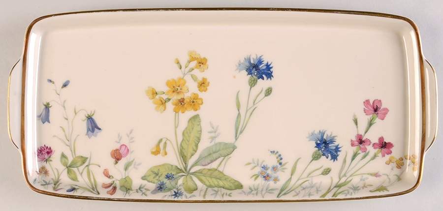 Meadow Flowers Bread Tray by Franconia-Krautheim & Adelburg-1
