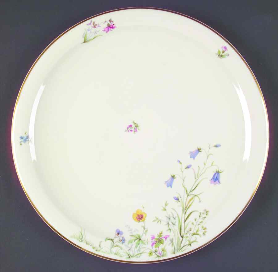 Meadow Flowers 12" Chop Plate (Round Platter) by Franconia-Krautheim & Adelburg-1