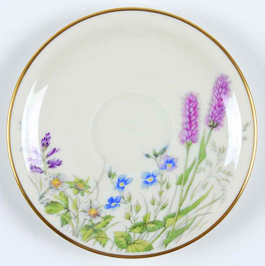 Meadow Flowers Saucer for Footed Demitasse Cup by Franconia-Krautheim & Adelburg-1