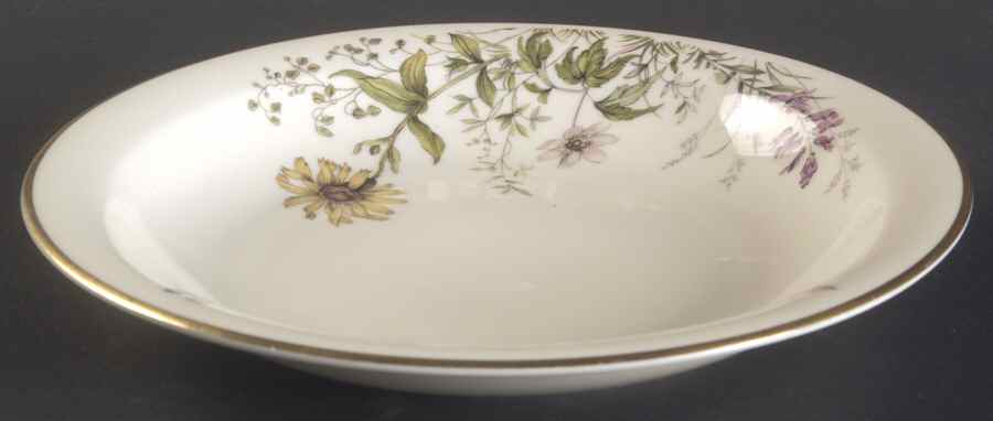 Meadow Flowers Rim Soup Bowl by Franconia-Krautheim & Adelburg-1
