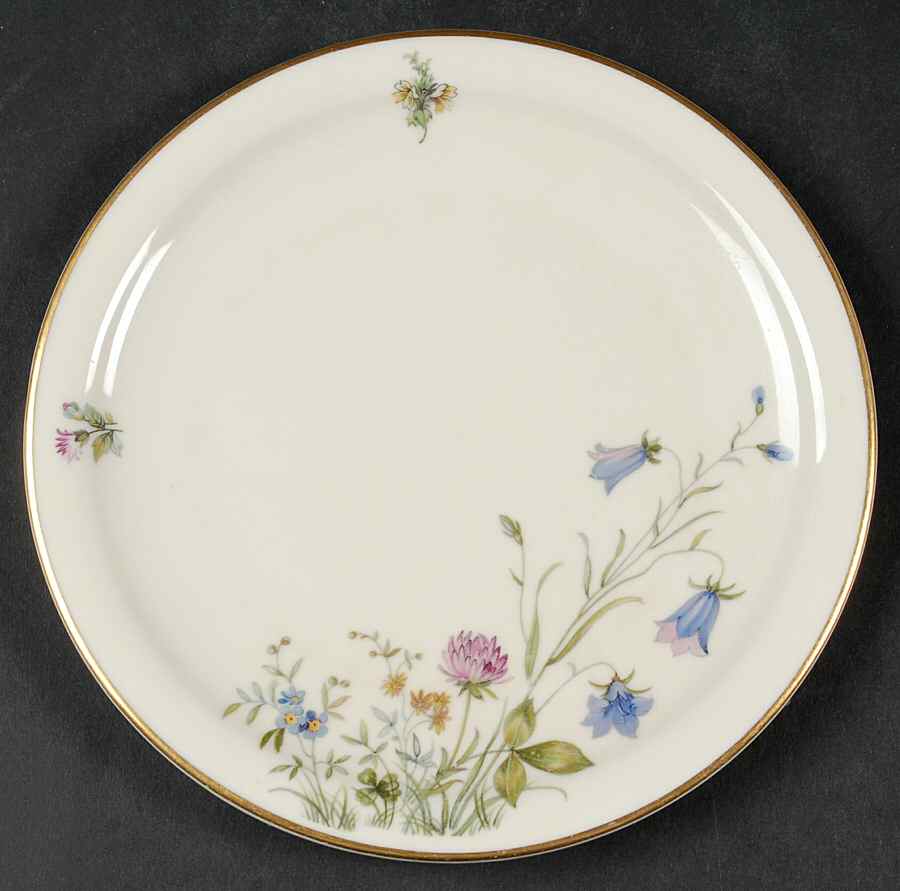 Meadow Flowers Salad Plate by Franconia-Krautheim & Adelburg-1
