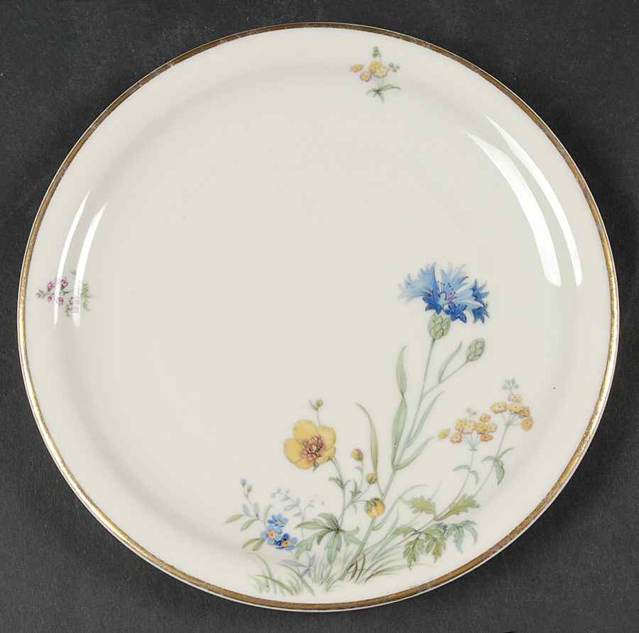 Meadow Flowers Salad Plate by Franconia-Krautheim & Adelburg-1