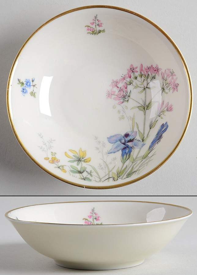 Meadow Flowers Fruit/Dessert (Sauce) Bowl by Franconia-Krautheim & Adelburg-1
