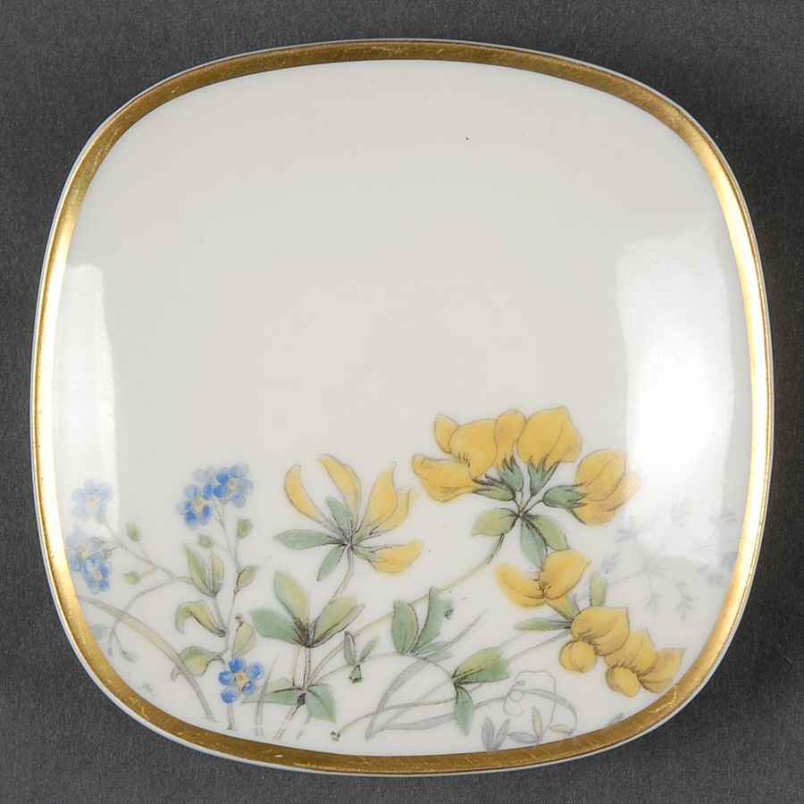 Meadow Flowers Butter Pat by Franconia-Krautheim & Adelburg-1