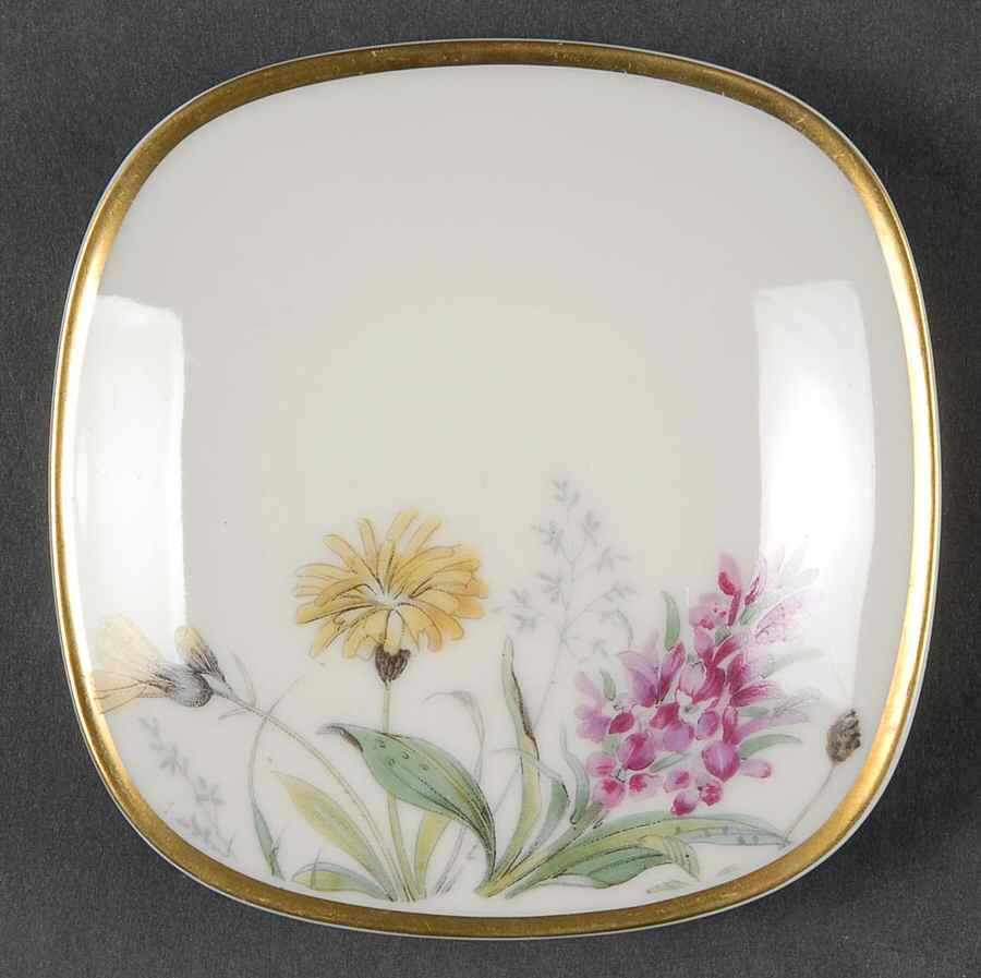 Meadow Flowers Butter Pat by Franconia-Krautheim & Adelburg-1