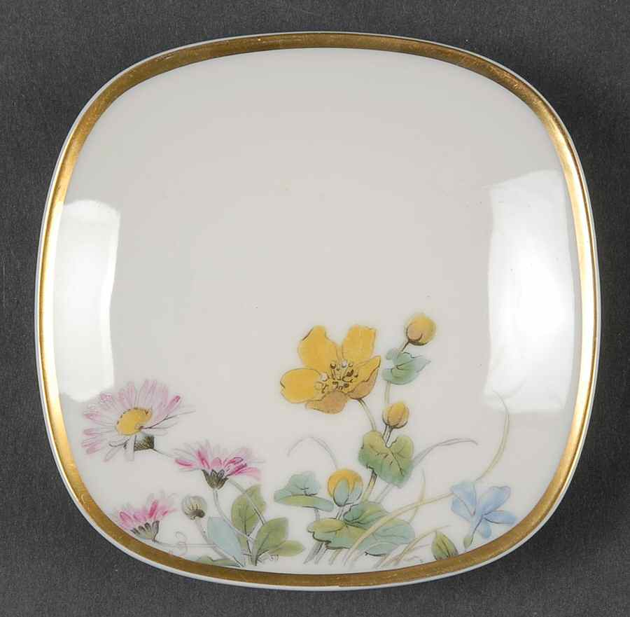 Meadow Flowers Butter Pat by Franconia-Krautheim & Adelburg-1