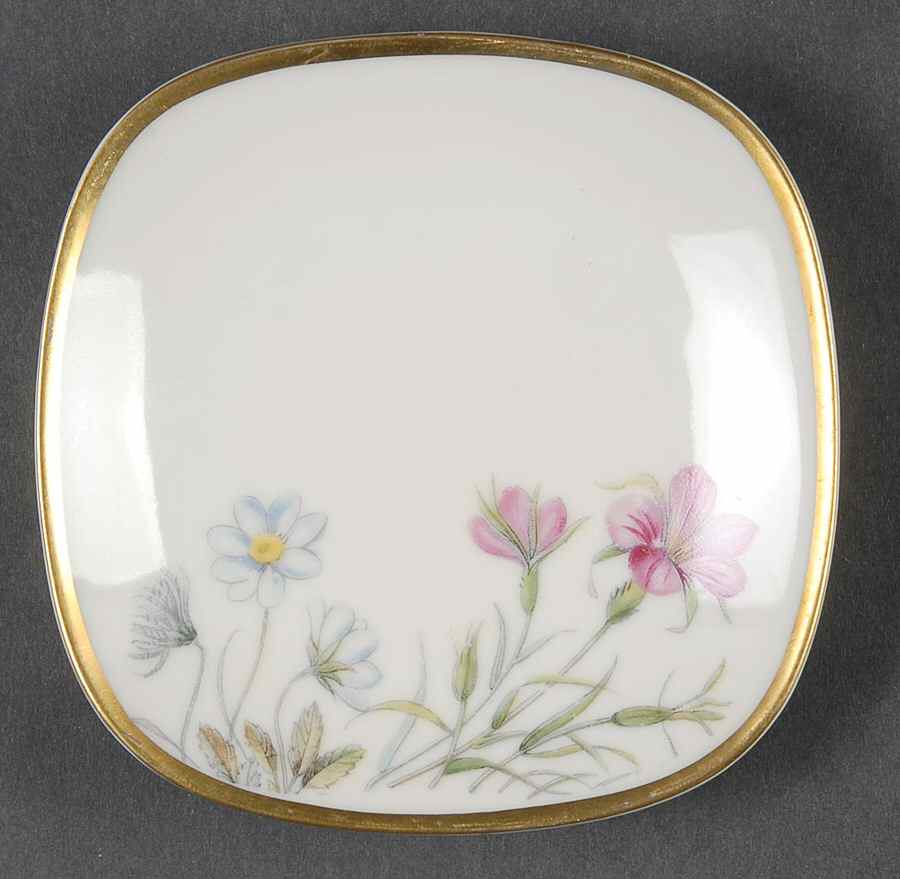 Meadow Flowers Butter Pat by Franconia-Krautheim & Adelburg-1