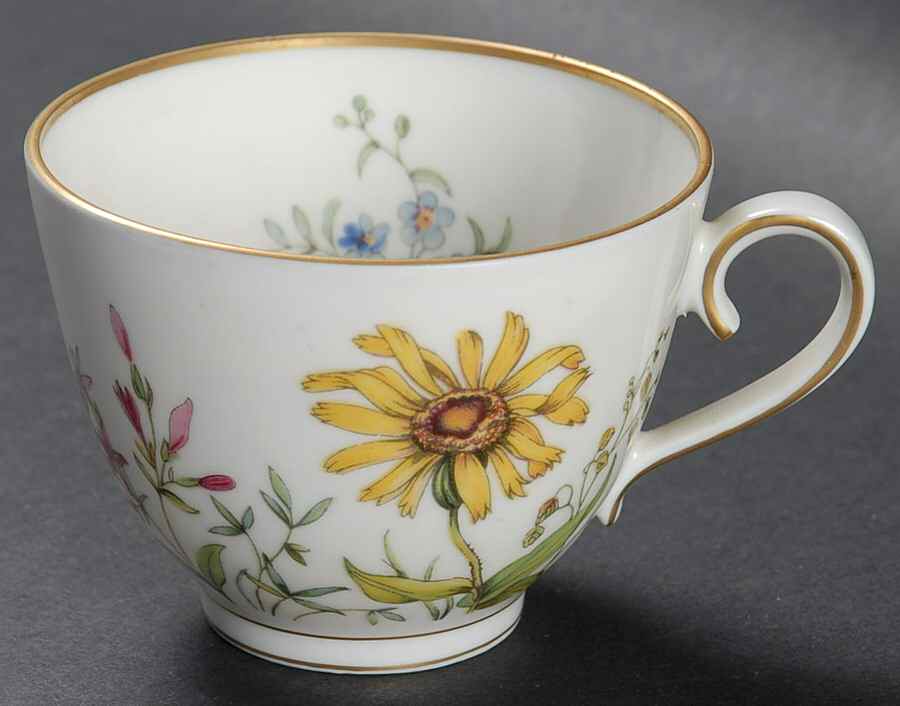 Meadow Flowers Flat Cup by Franconia-Krautheim & Adelburg-1