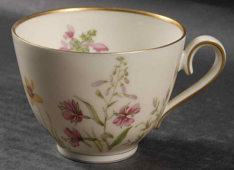 Meadow Flowers Flat Cup by Franconia-Krautheim & Adelburg-1