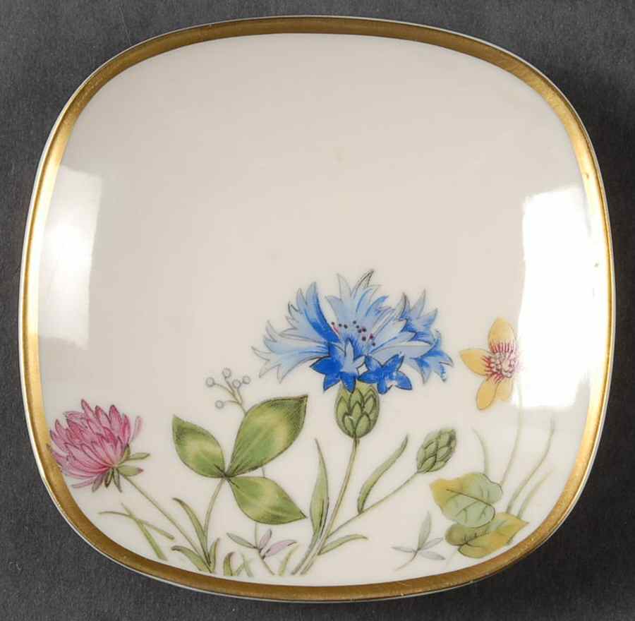 Meadow Flowers Butter Pat by Franconia-Krautheim & Adelburg-1