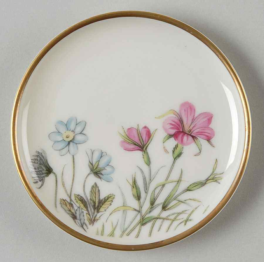 Meadow Flowers Butter Pat by Franconia-Krautheim & Adelburg-1