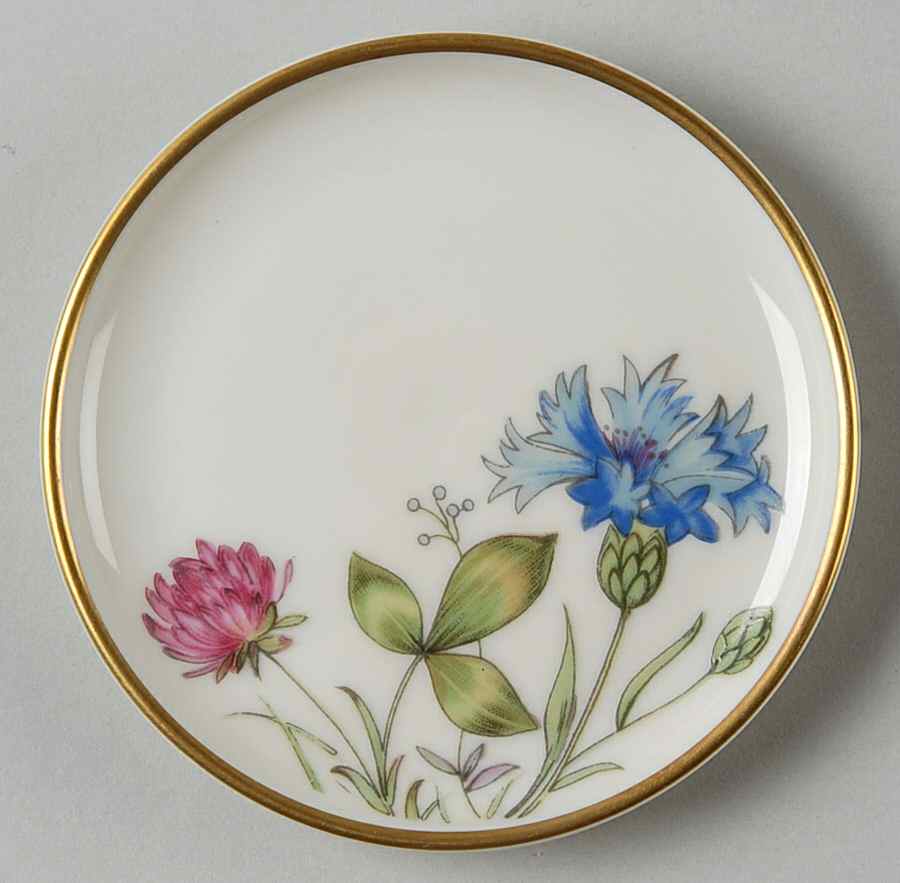 Meadow Flowers Butter Pat by Franconia-Krautheim & Adelburg-1
