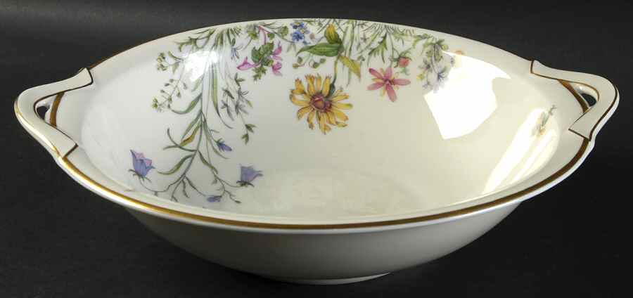Meadow Flowers 10" Round Vegetable Bowl by Franconia-Krautheim & Adelburg-1