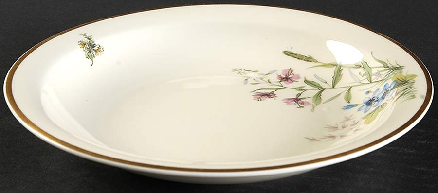 Meadow Flowers Rim Soup Bowl by Franconia-Krautheim & Adelburg-1