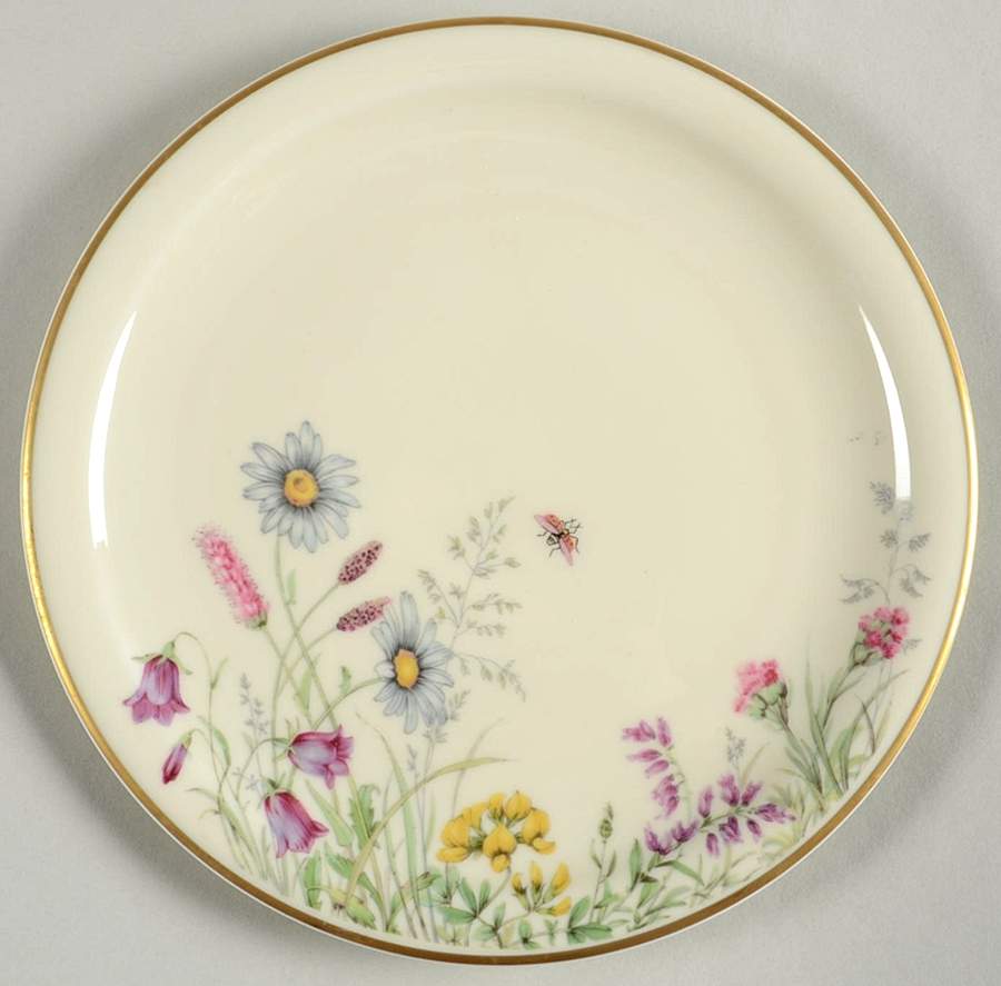 Meadow Flowers Luncheon Plate by Franconia-Krautheim & Adelburg-1