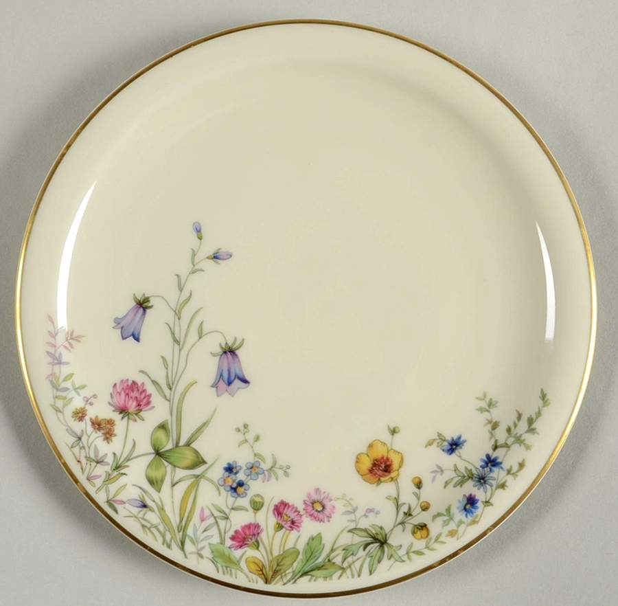 Meadow Flowers Luncheon Plate by Franconia-Krautheim & Adelburg-1