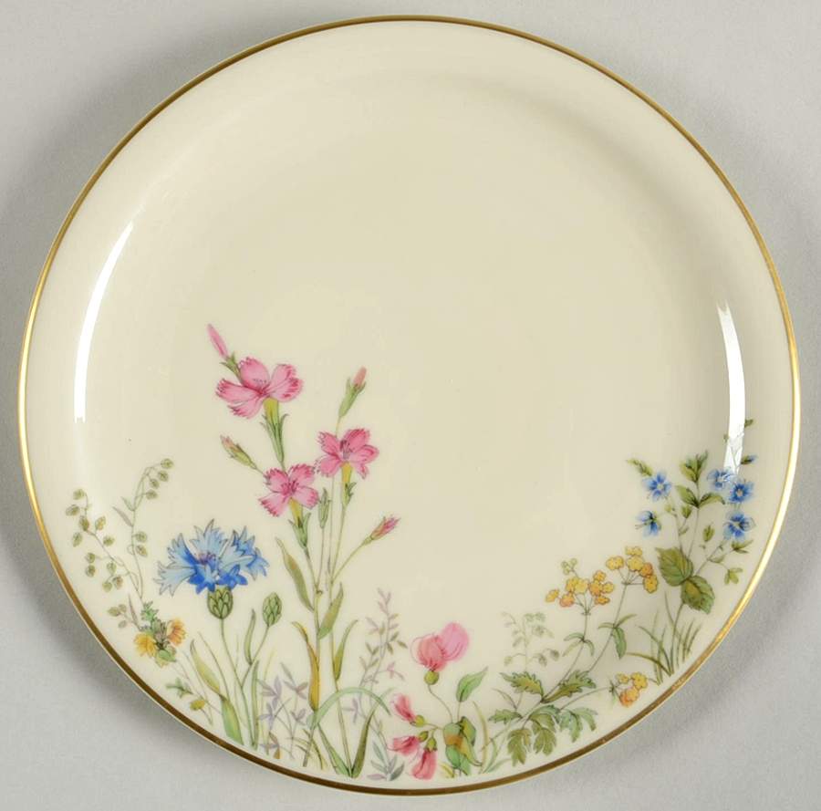 Meadow Flowers Luncheon Plate by Franconia-Krautheim & Adelburg-1