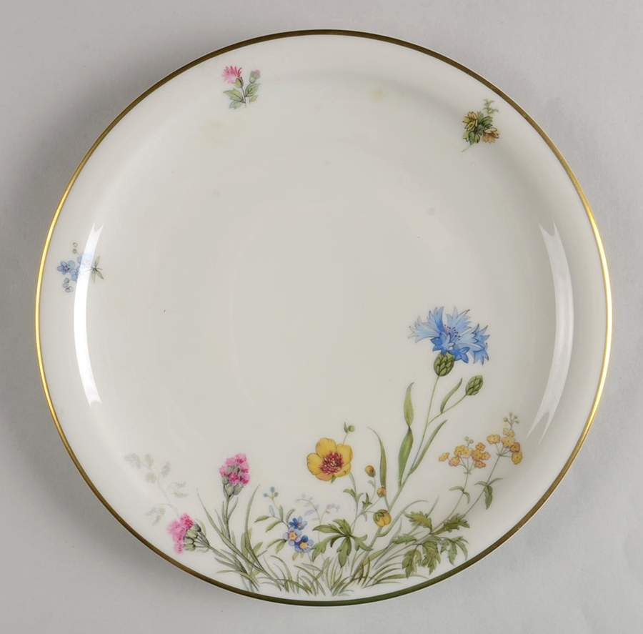 Meadow Flowers Luncheon Plate by Franconia-Krautheim & Adelburg-1
