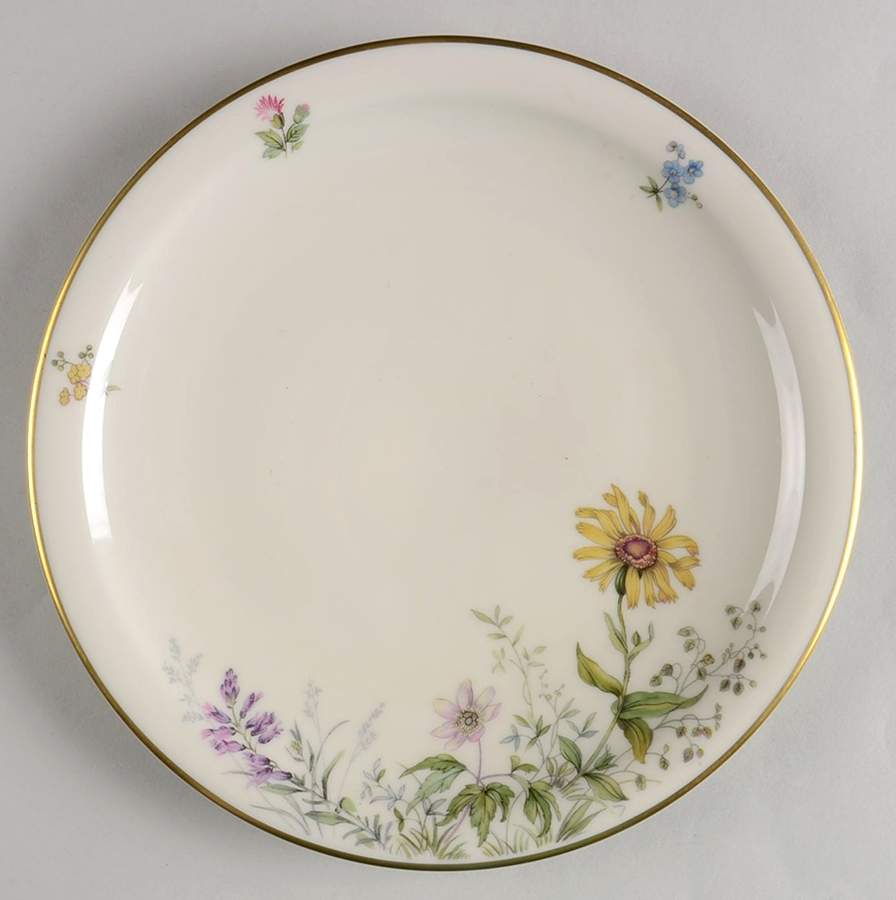 Meadow Flowers Luncheon Plate by Franconia-Krautheim & Adelburg-1