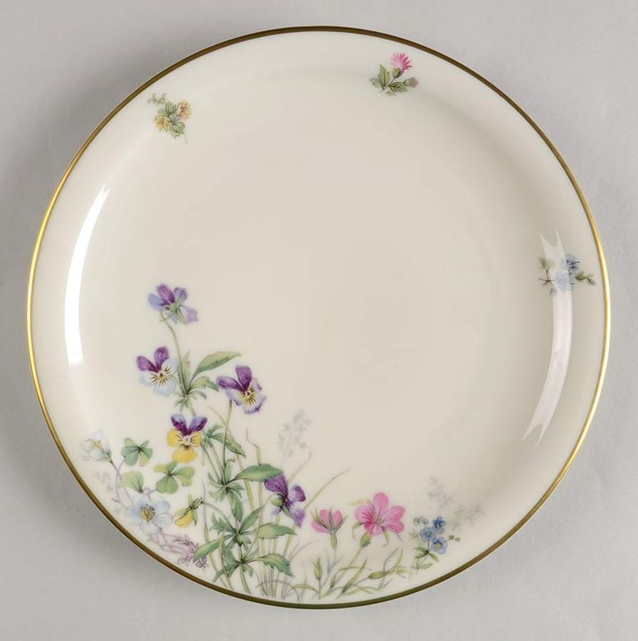 Meadow Flowers Luncheon Plate by Franconia-Krautheim & Adelburg-1