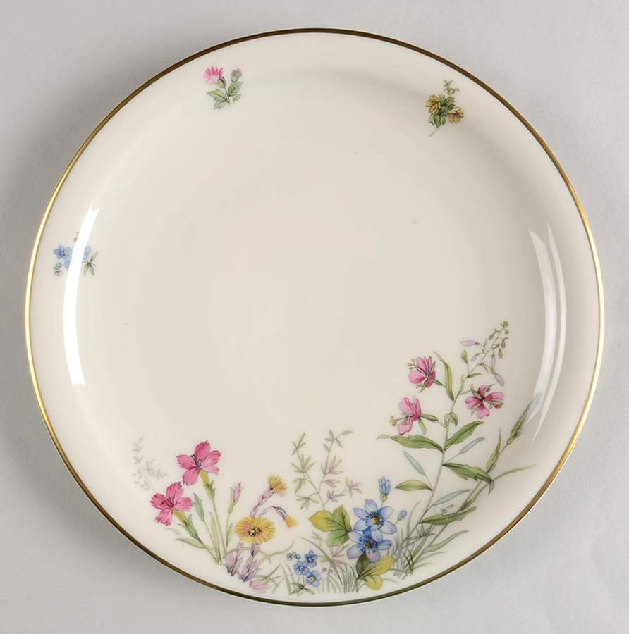 Meadow Flowers Luncheon Plate by Franconia-Krautheim & Adelburg-1