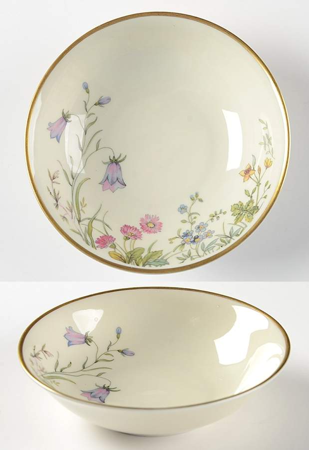 Meadow Flowers Fruit/Dessert (Sauce) Bowl by Franconia-Krautheim & Adelburg-1