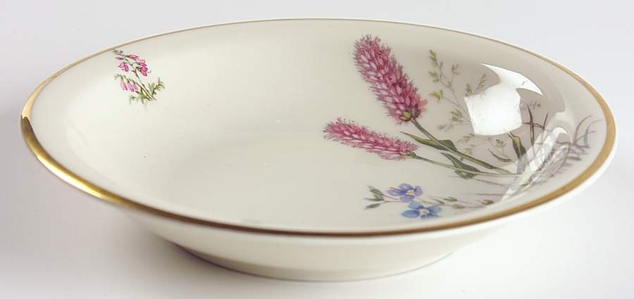Meadow Flowers Rim Fruit/Dessert (Sauce) Bowl by Franconia-Krautheim & Adelburg-1