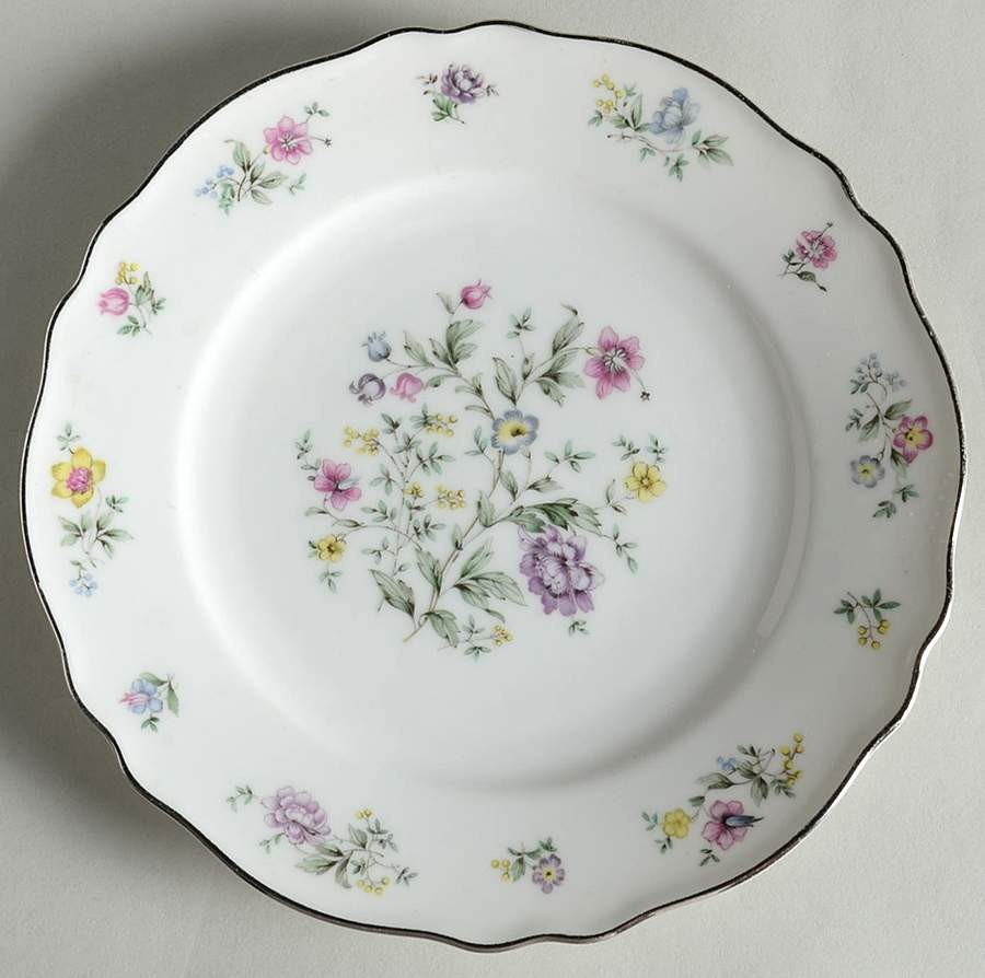 Millefleurs Salad Plate by Franconia-Krautheim & Adelburg-1