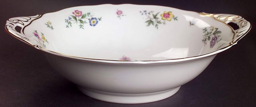 Millefleurs 10" Round Vegetable Bowl by Franconia-Krautheim & Adelburg-1