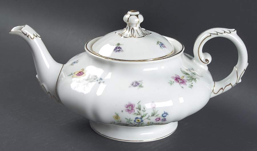 Millefleurs Teapot & Lid by Franconia-Krautheim & Adelburg-1